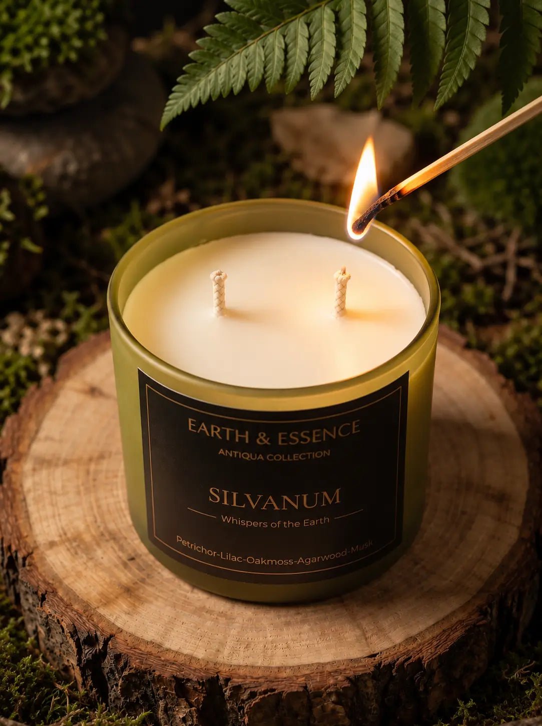 Silvanum: Whispers of the Earth - Scented Candles by Earth & Essence